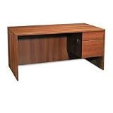 Adaptabilities&amp; Single Pedestal Desk, Right Pedestal, Honey (GLBA3060SPRAWH)