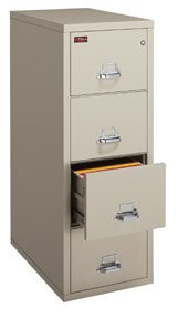 FireKing 3 Drawer Letter Cabinet 3-1943-2