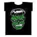 Incredible Hulk Face Close Up Mens T-Shirt, Large