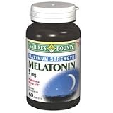Melatonin Maximum Strength 5 mg Tablets by Natures Bounty # 015745 - 60 ea
