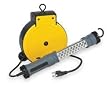 LumaPro 2YKP6 Hand Lamp Cord Reel, LED, 2.5W, 25Ft Cord
