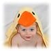 Yellow Duck Hooded Towel by Frog Kiss Designs - Hooded Towel for Babies