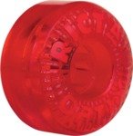 Ricta Optix Clear Red Skateboard Wheels - 52mm 81b (Set of 4)