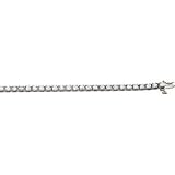 14K White Gold Diamond Bracelet
