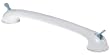 Health Circle Quick-Rail Suction Cup Bath Rail, White, 24" Long