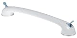 Health Circle Quick-Rail Suction Cup Bath Rail, White, 24 Long