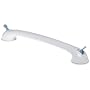 Health Circle Quick-Rail Suction Cup Bath Rail, White, 24" Long
