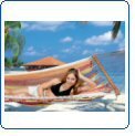 Bliss Hammocks Tahiti Multi Color Rope Hammock