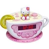 HELLO KITTY Digital AM/FM Clock Radio with Night Light