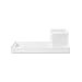 Kohler K-1977-0 Tresham 60-Inch by 32-Inch Shower Receptor with Integral Seat and Left-Hand Drain, White