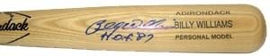 Billy Williams Autographed/Hand Signed Adirondack Engraved Bat with HOF 87 Inscription