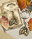 Autumn Inspired Key Chain Favors Set of 36