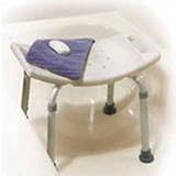 Drive Medical Deluxe K.D Adjustable Hight Bath Bench Without Back Assembled, Bulk Pack - 1 / Retail Box