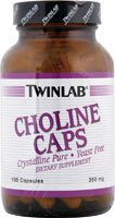 Twinlab Choline Caps -- 300 mg - 100 Capsules
