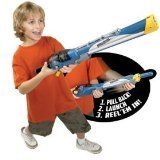 Rocket Fishing Rod with Instructional DVD Bonus Hook-hiding Light-up Lure & Catch and See Live Trap