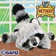 Webkinz Raccoon with Webkinz Magnetic Bookmark