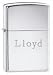 Genuine Zippo windproof lighter packaged in a black plastic gift box with the famous Zippo lifetime guarantee.