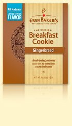 Erin Baker’s Breakfast Cookies – Gingerbread (2 dozen) + 2 free bars