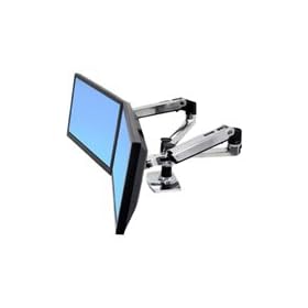 Ergotron LX Dual Side-by-Side Arm - Mounting kit ( desk clamp mount, grommet mount, 2... by 