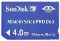 Sandisk SDMSPD-4096-A10 Memory Stick Pro (Retail Package)