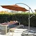 Coolaroo Round Cantilever Umbrella, Terracotta, 10-Foot