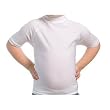 Beach Depot UPF 50+ Toddler's Short Sleeve Rash Guard Shirt - White