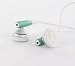 CLEARANCE - Green Sound-Squared JAS-100 earphones earbuds for ipod or MP3 MP4