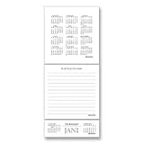 AT-A-GLANCE E91950 Compact Unruled Daily Desk Calendar Refill, 3 x 3-3/4, Carton of 24