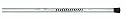 Warrior KRYPTOLYTE Attack Lacrosse Shaft - Chrome