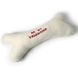 Image Be My Valentine Fleece Dog Bone--