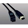Tripp Lite F017-010 IEEE 1394b Firewire 800 Gold Hi-speed Cable, 9pin/6pin - 10ft