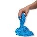 Kinetic Sand GIFT SET! Includes 1/2 lbs of Neon BLUE Sand & 1.5 lbs of BROWN Sand and Neon Blue Sand Box