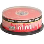 Infiniti&reg; Samurai Lava Red 16x DVD-R (MINUS) Blank / Recordable DVDS (25pk)