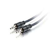 C2G / Cables to Go 40517 35ft Plenum-Rated 3.5mm Stereo Audio Cable M/M with Low Profile Connectors
