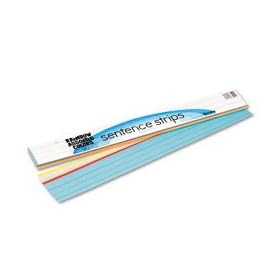 Sentence Strips 24 x 3 Assorted Colors 100/Pack