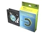 Vantec Thermoflow TF8025 80x80x25mm Double Ball Bearing Temperature Controlled Case Fan (Black)