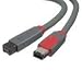 Belkin Firewire Cable 800 9pin 6 pin 18m Grey