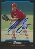 John Santor, St. Louis Cardinals, 2004 Bowman First Year Autographed Card
