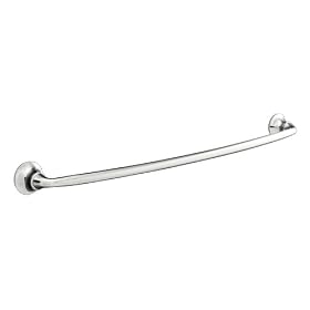KOHLER K-11372-CP Forte Sculpted 30-Inch Towel Bar, Polished Chrome