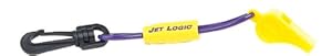 Kwik Tek W-1 Whistle With Lanyard (Purple / Yellow)