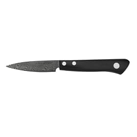 Kyocera Kyotop Damascus 3-Inch Paring Knife with Pakka Handle by Kyocera