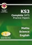 Cover of KS3 Complete SATs Practice Papers by Richard Parsons 1847620426
