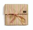 Della Q The Que Brown Stripe Circular Knitting Needle Case