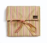 Della Q The Que Brown Stripe Circular Knitting Needle Case