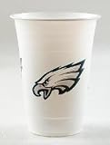 NFL Philadelphia Eagles Disposable Plastic Cups Pack Of 24