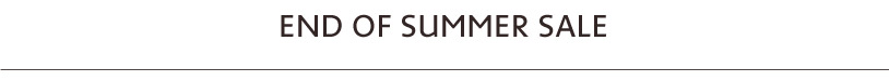 End of Summer Sale