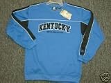 Univ of Kentucky Wildcats Youth/Kids Blue and Black Embroidered Sweatshirt