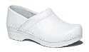 Dansko Professional White Leather Womens Clog