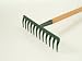 Homgard R1645 Garden Rake Wd Hndl 12Tooth