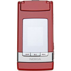 Nokia Unlocked Red N76 Multimedia Flip Phone